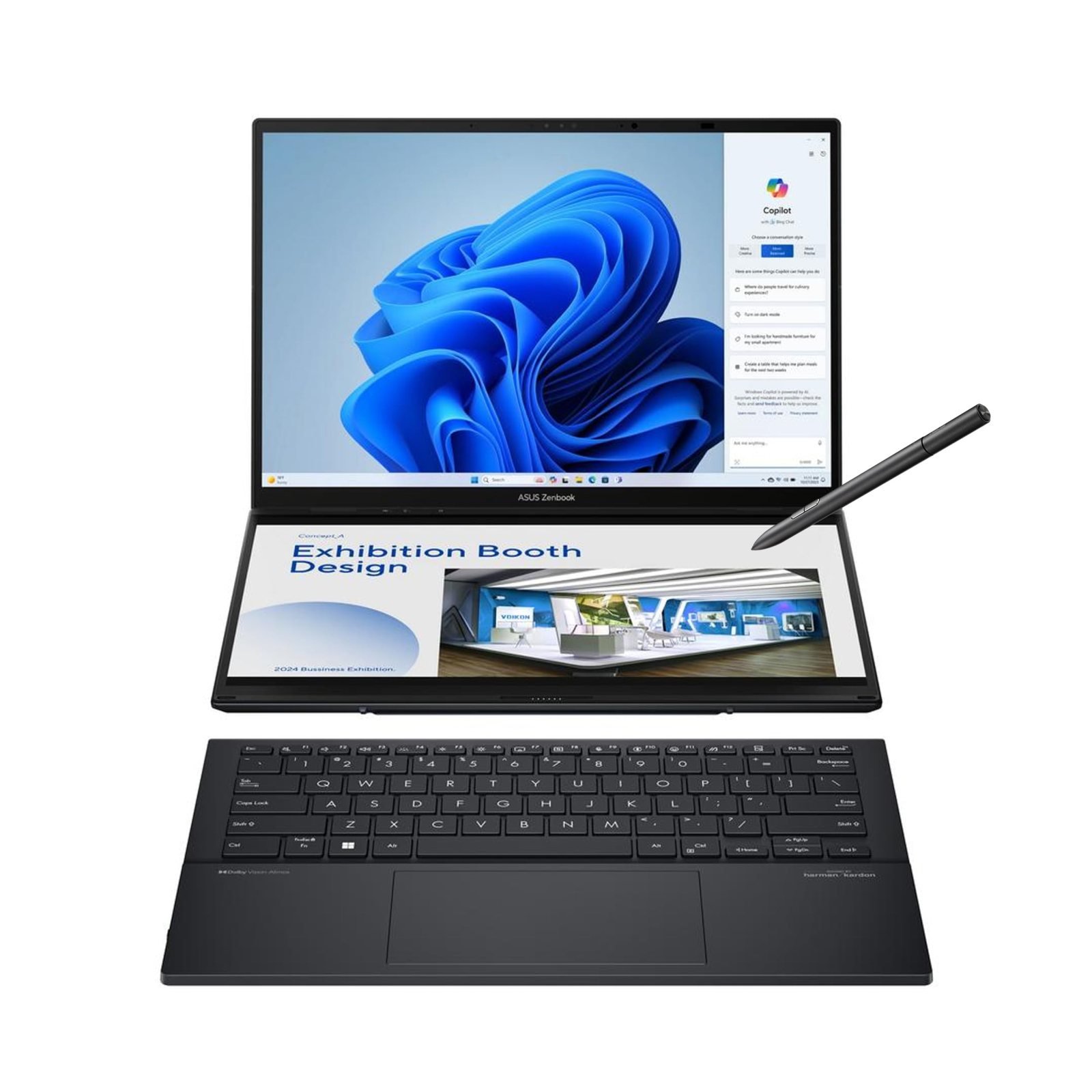 ASUS Zenbook DUO: Best Dual Screen, Touch Screen, AI Laptop