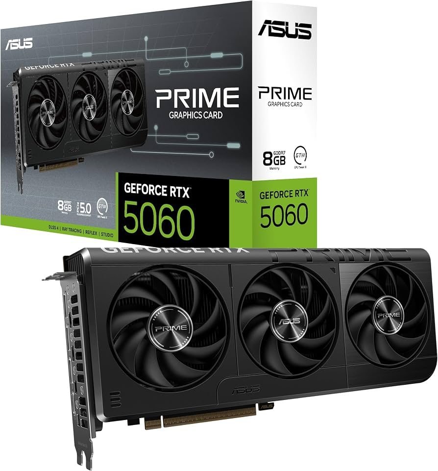 ASUS Prime GeForce RTX™ 5060 OC Edition 8GB GDDR7 PRIME-RTX5060-8G