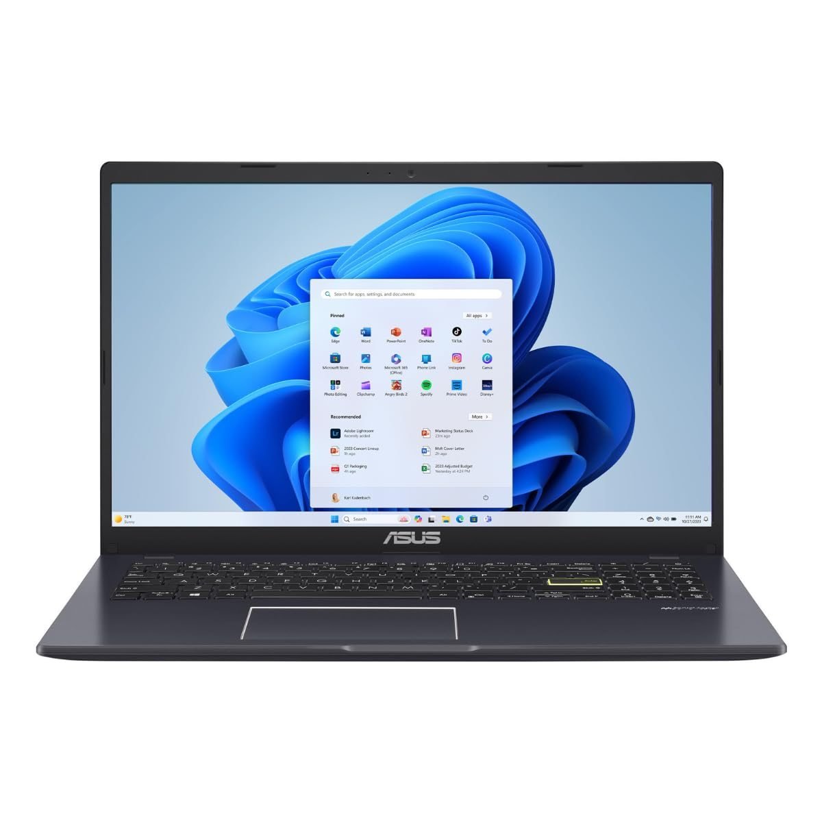 ASUS 15.6” Vivobook Go Slim Laptop, Thin & Portable for Student Study ...