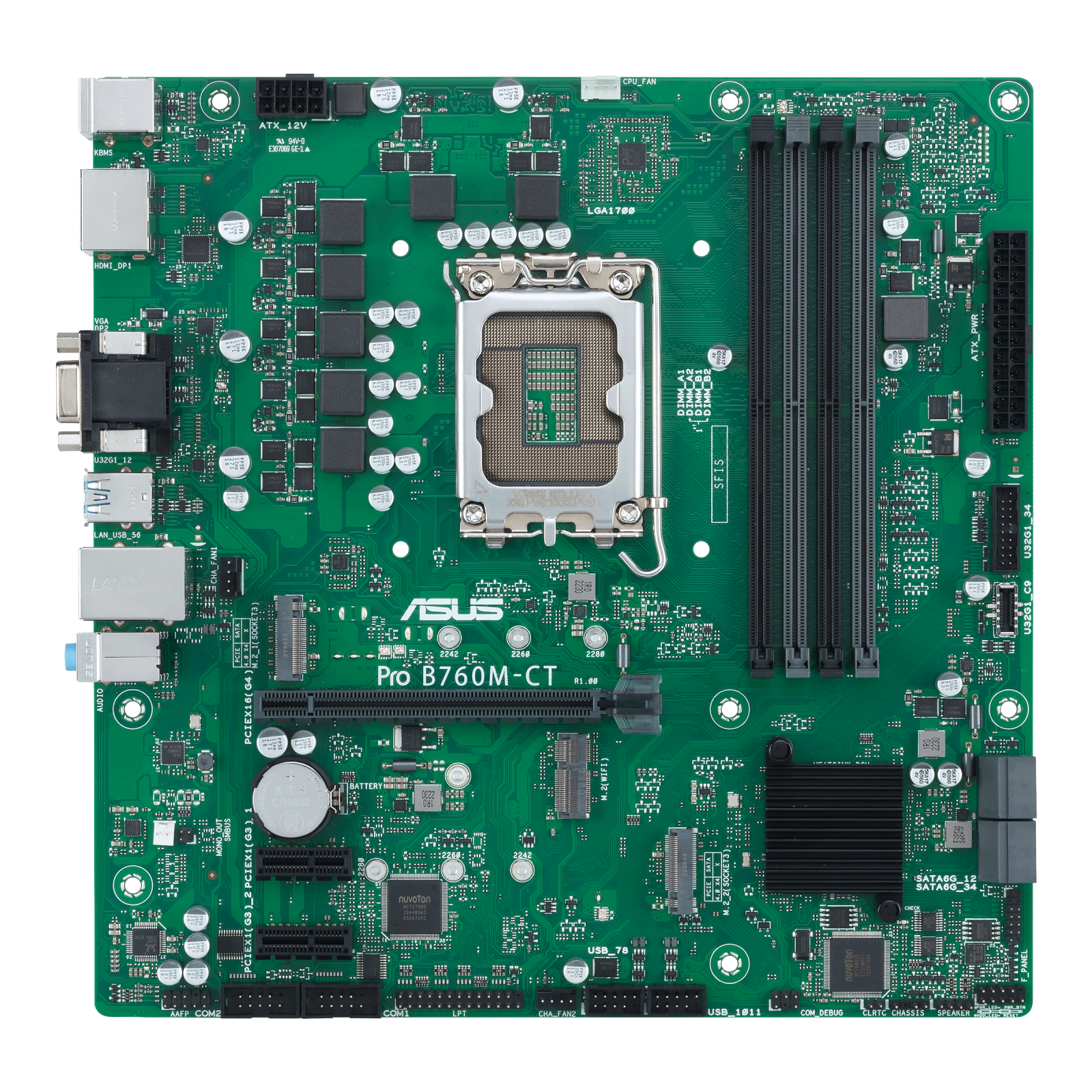 ASUS Pro B760M-CT-CSM｜Motherboards