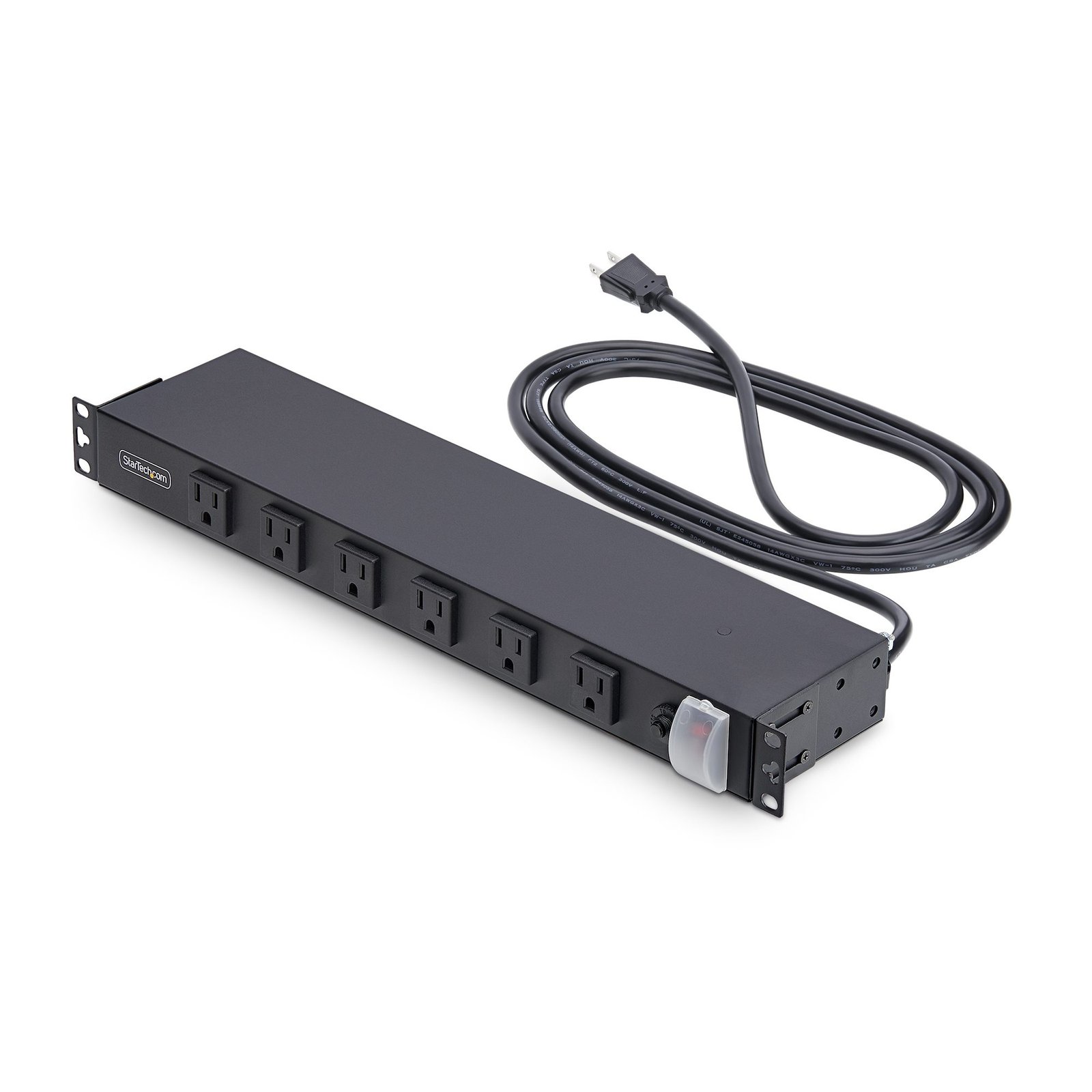 Startech StarTech.com 12-Outlet Rackmount PDU, 1U Server Power Strip with Wide-Spaced Right-Angle