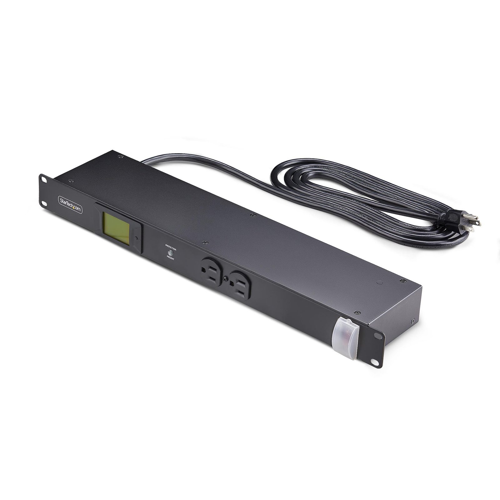 Startech StarTech.com 12-Outlet Horizontal Rack Mount Metered PDU, 1U Server Power Strip w/Surge