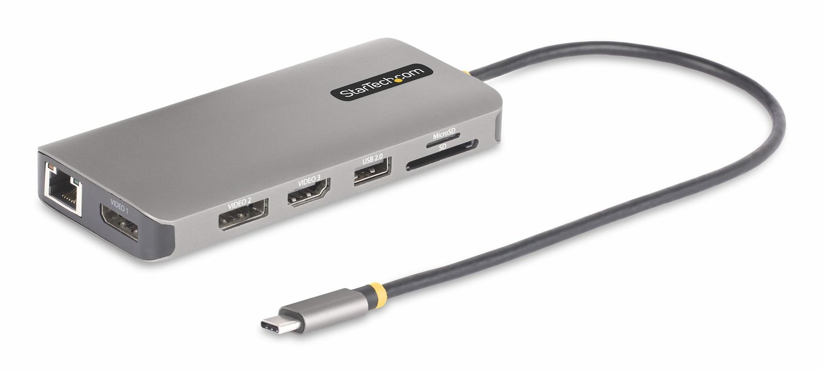 Startech StarTech.com USB-C Triple-Monitor Multiport Adapter, Dual 4K 60Hz + 30Hz HDMI &