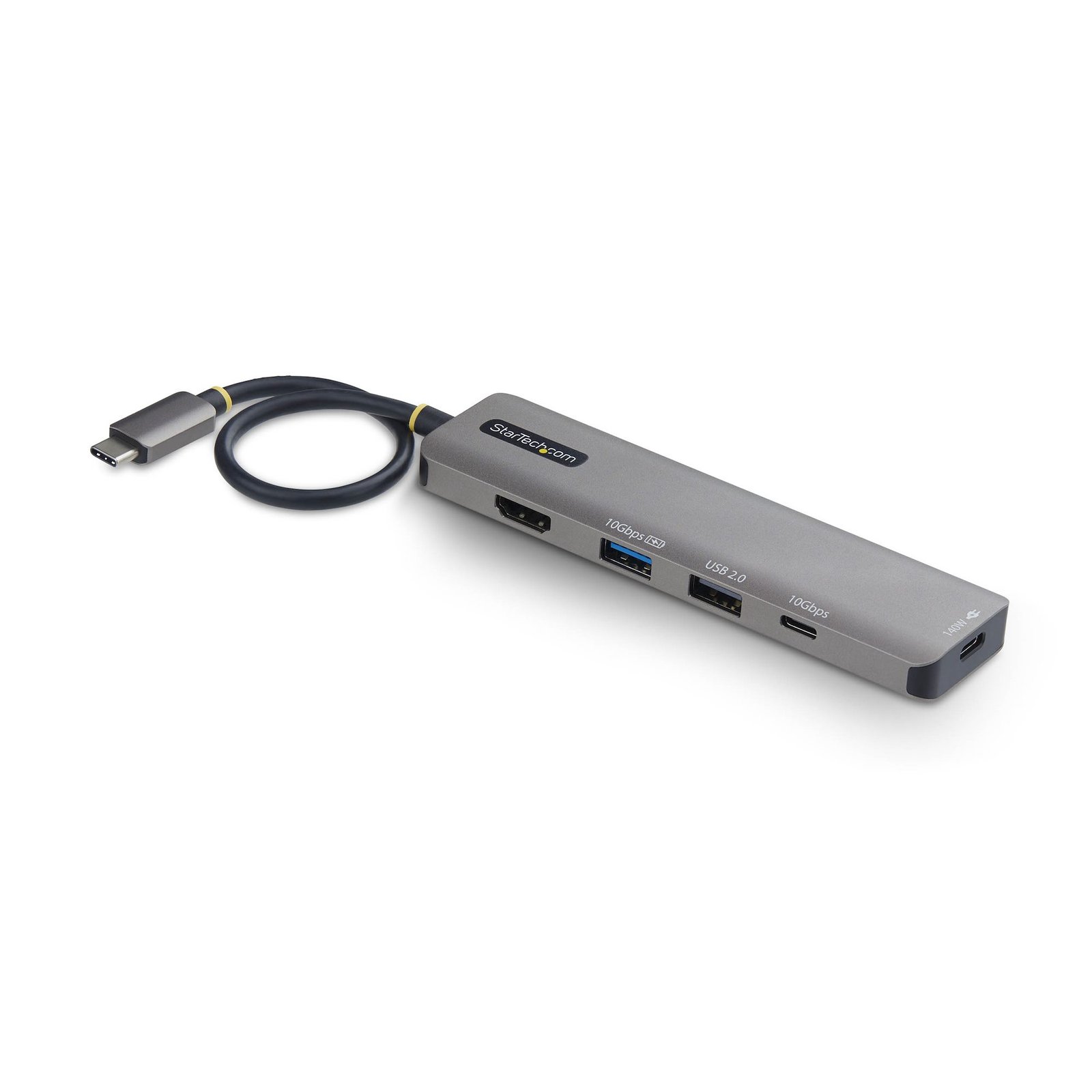 Startech StarTech.com USB-C to HDMI Multiport Adapter with 140W PD Charging, 4K 60Hz, USB 10Gbps