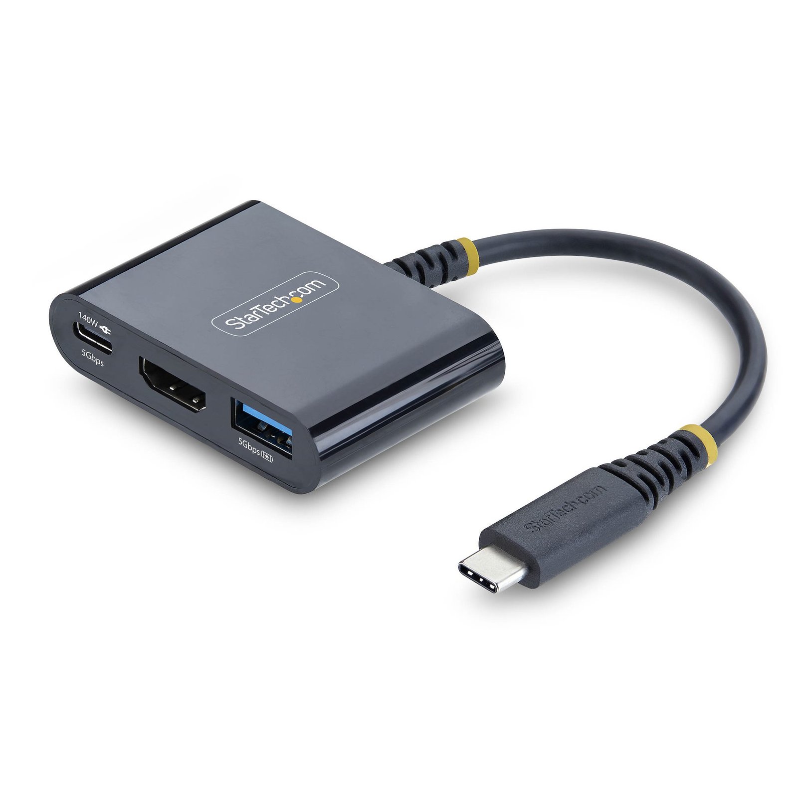 Startech StarTech.com USB-C to HDMI Multiport Adapter with 140W PD Charging, 4K 60Hz USB 5Gbps Hub,
