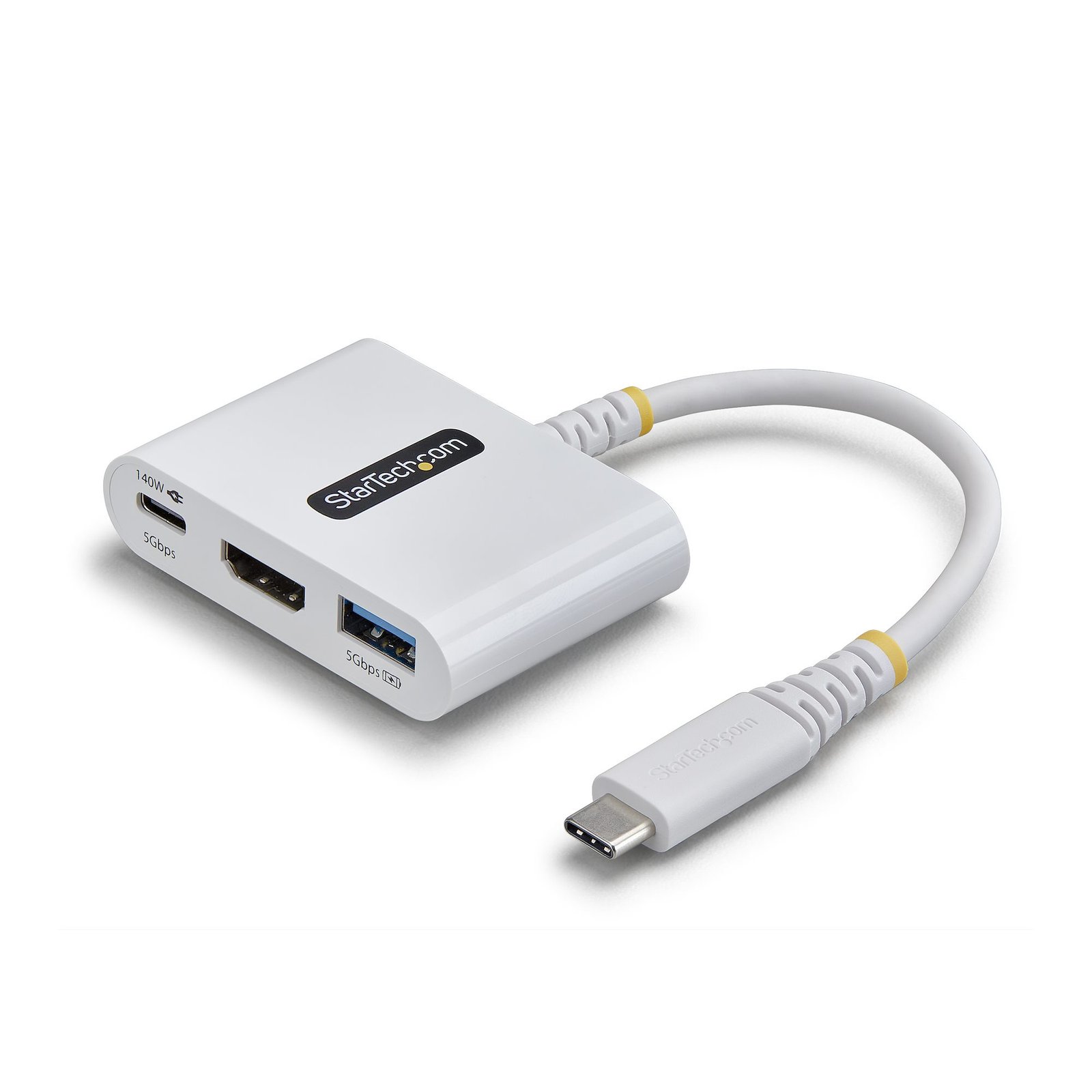 Startech StarTech.com USB-C to HDMI Multiport Adapter with 140W PD Charging, 4K 60Hz USB 5Gbps Hub,