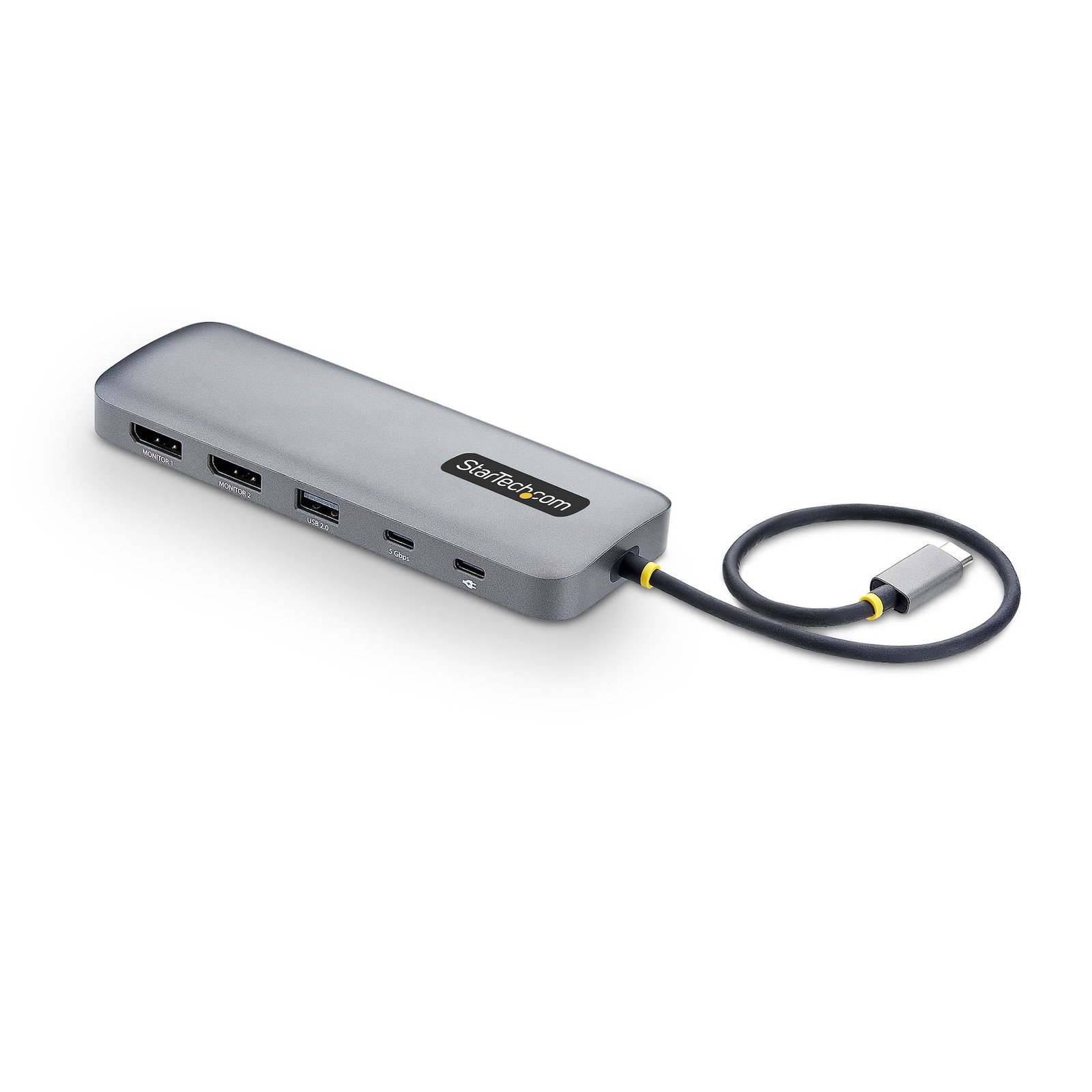 Startech StarTech.com 10-in-1 USB-C to Dual-DisplayPort Multiport Adapter, 100W Power Delivery