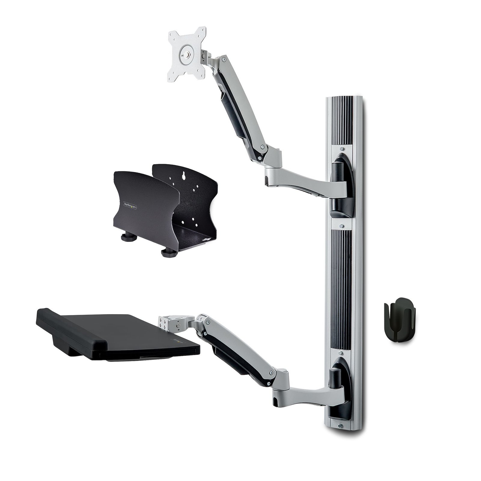 Startech StarTech.com Wall Mount Workstation, VESA For 32" Monitor (22lb/10kg), Fully Articulating