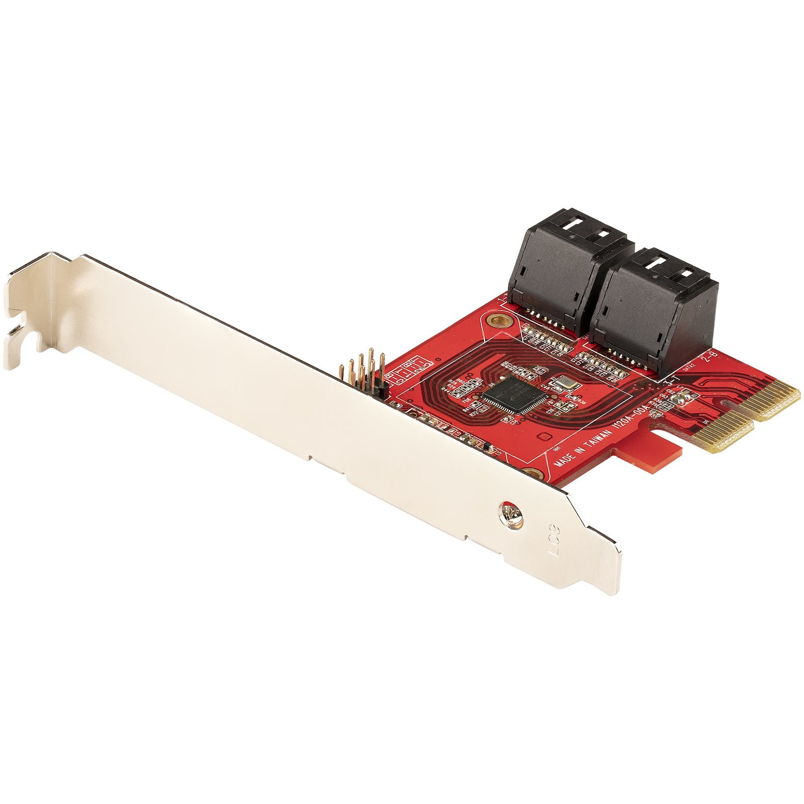 Startech StarTech.com SATA PCIe Card - 4 Port Expansion - 6Gbps - Low/Full Profile - Stacked