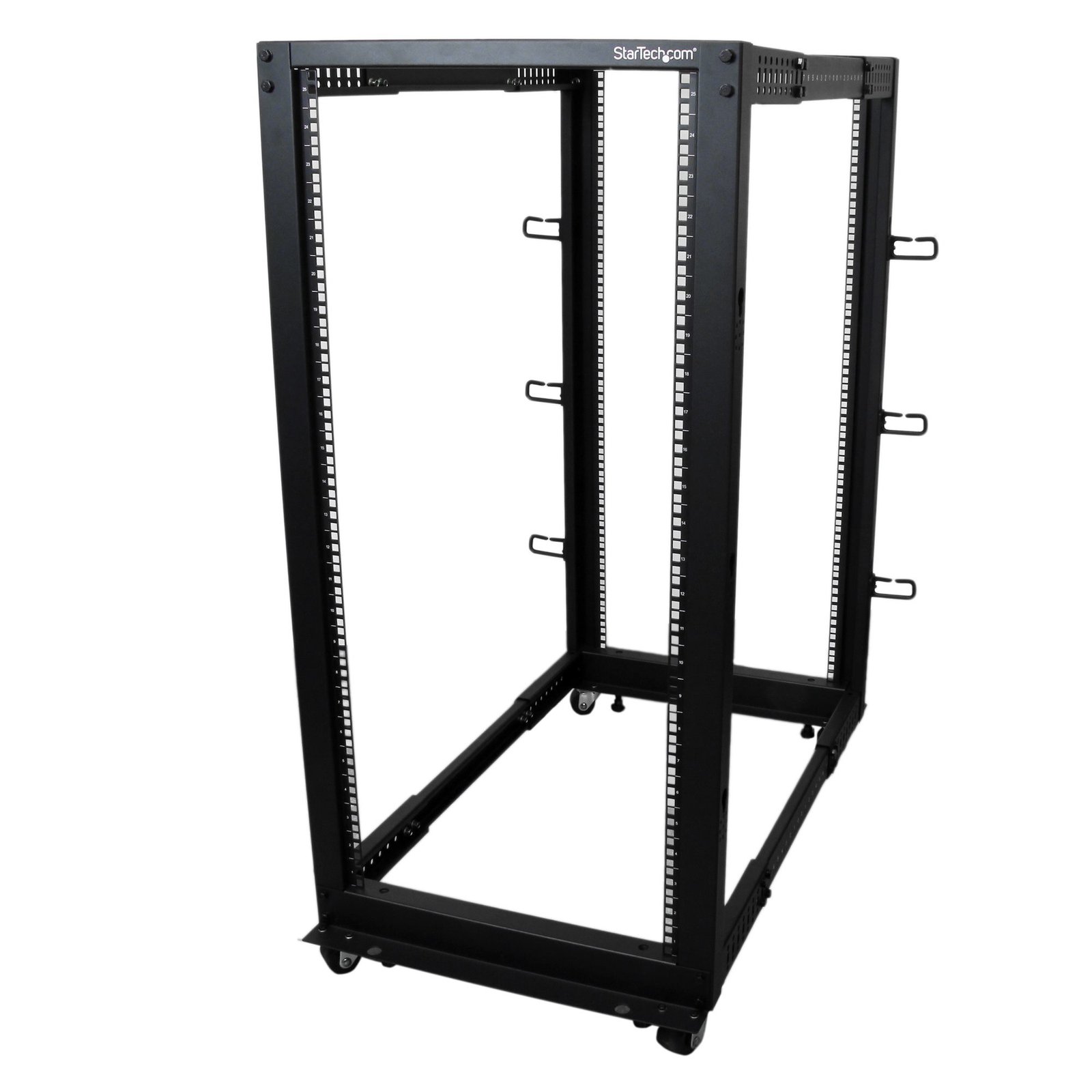 Startech StarTech.com 25U 4-Post Server Rack, 19in Open Frame with 40in (101cm) Mounting Depth and