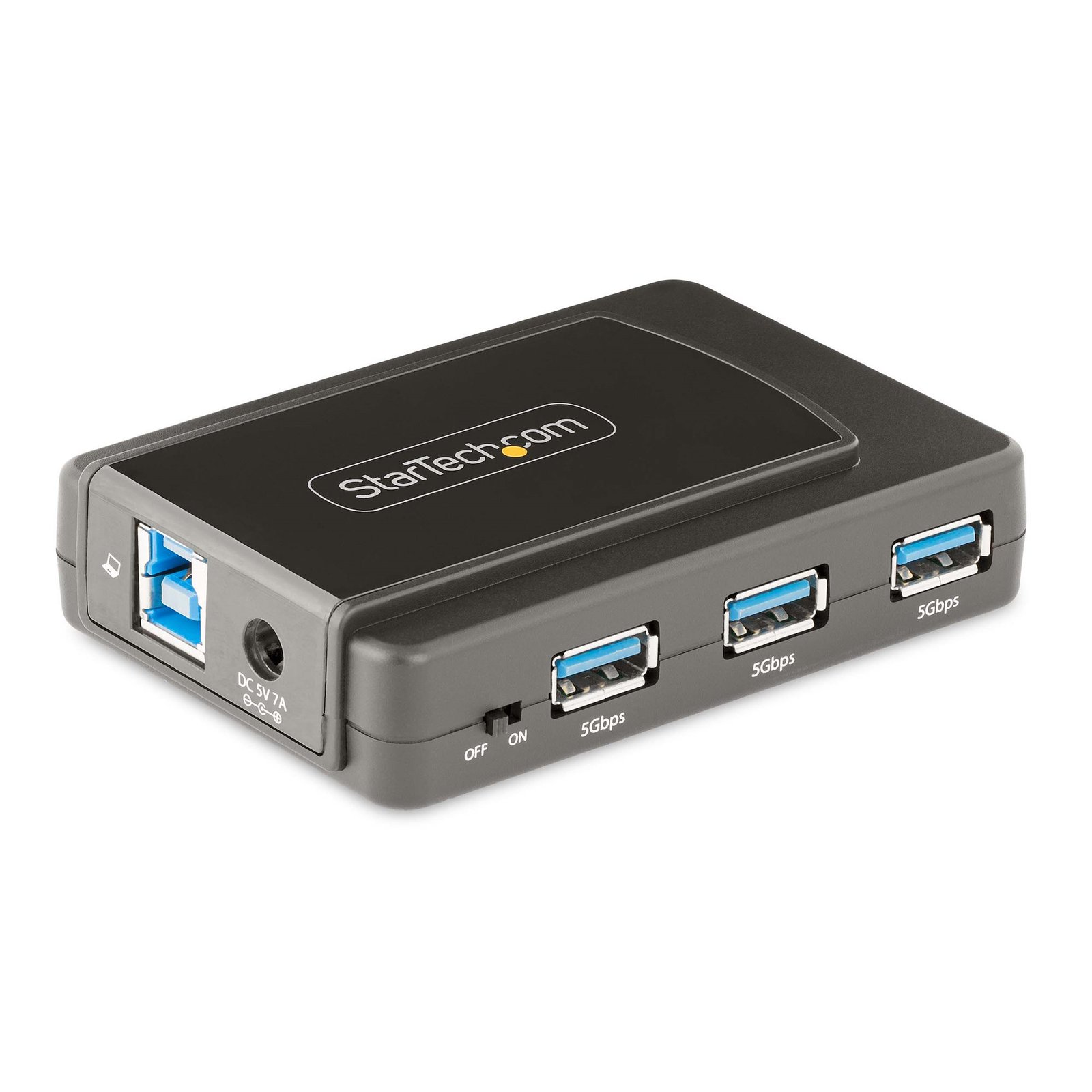 Startech StarTech.com 7-Port USB Hub - 3.0 5Gbps - USB-A to 7x - Compact Self Powered w/ 35W Power