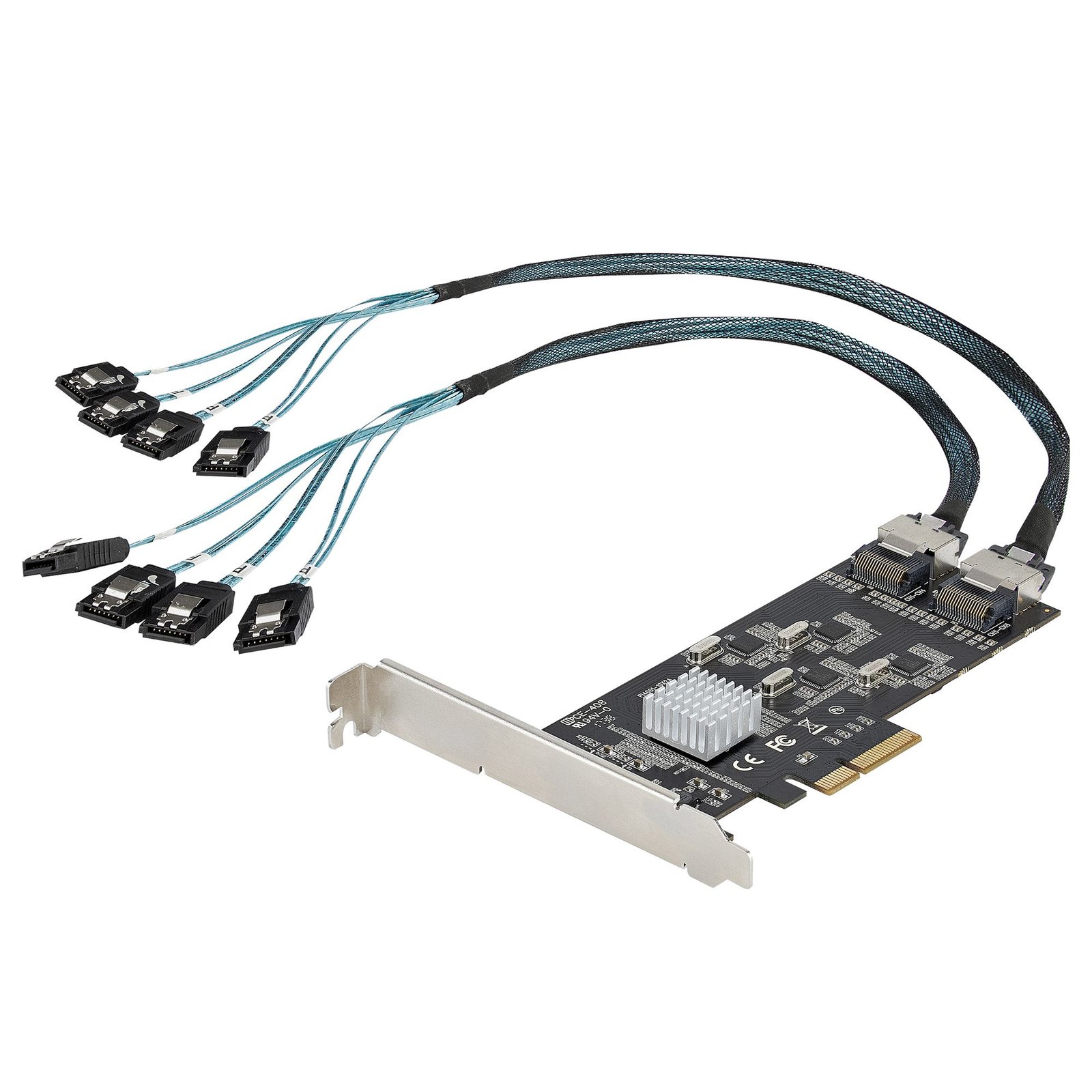 Startech StarTech.com 8 Port SATA PCIe Card - PCI Express 6Gbps Expansion Adapter with 4 Host