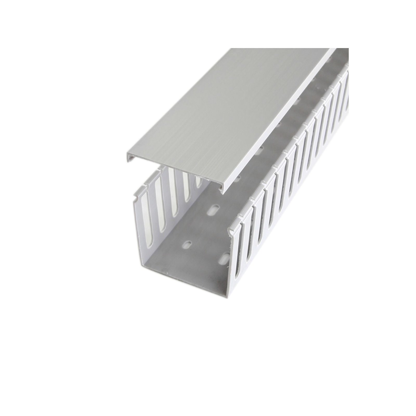 Startech StarTech.com 3x3in Open Slot Wiring Cable Raceway Duct with Cover, Server Rack Management,