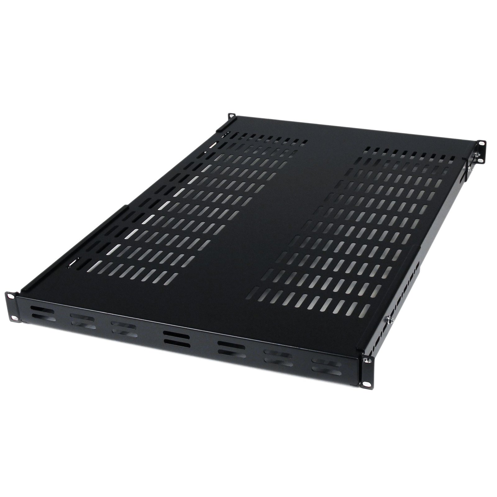 Startech StarTech.com 1U Adjustable Vented Server Rack Mount Shelf - 175lbs - 19.5 to 38in Mounting