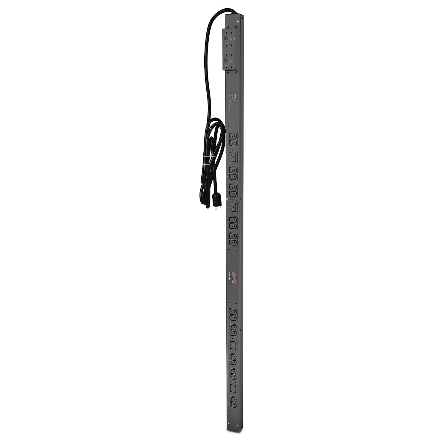APC by Schneider Electric Rack PDU, Basic, Zero U, 30A, 200/208V, (20)C13 & (4)C19 AP7541