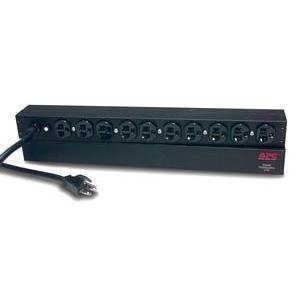 APC by Schneider Electric Rack PDU, Basic, 1U, 20A, 120V power distribution unit Black AP9563
