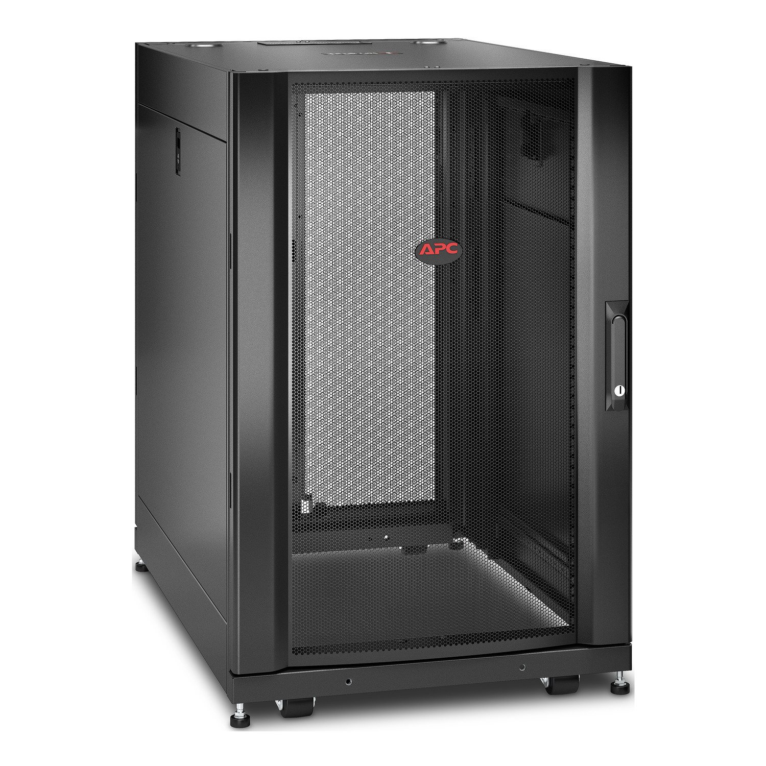 APC by Schneider Electric NetShelter SX, Server Rack Enclosure, 18U, Black, 925H x 600W 900D mm