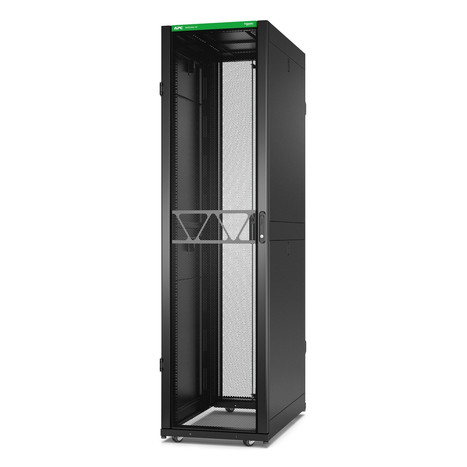 APC by Schneider Electric NetShelter SX Server Rack Gen 2, 48U, 2258H x 600W 1070D mm, with Sides,