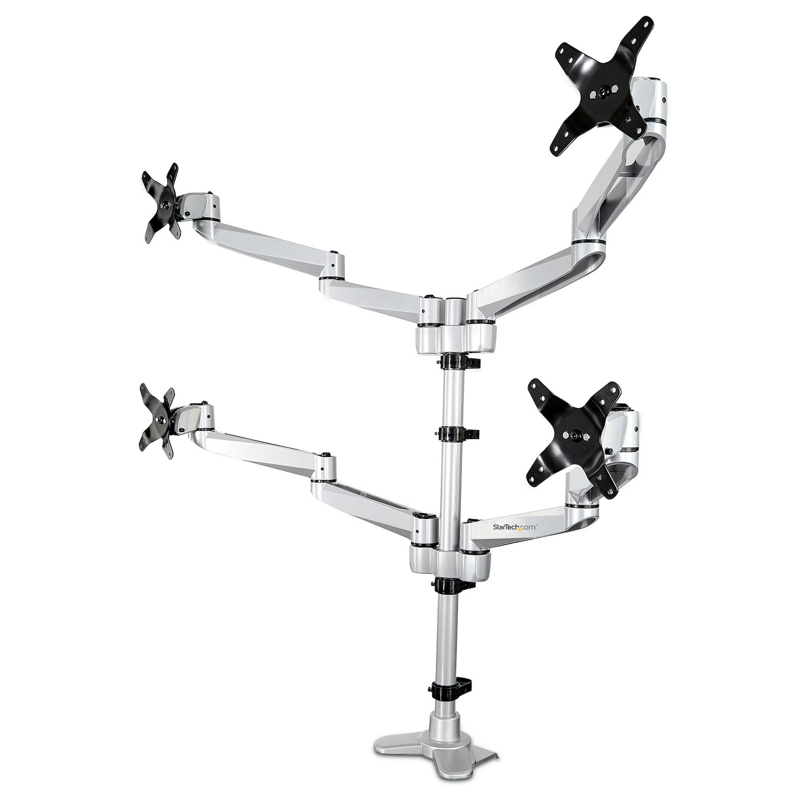 Startech StarTech.com Desk Mount Quad Monitor Arm – Premium Articulating VESA 4 2x2 up to 30"