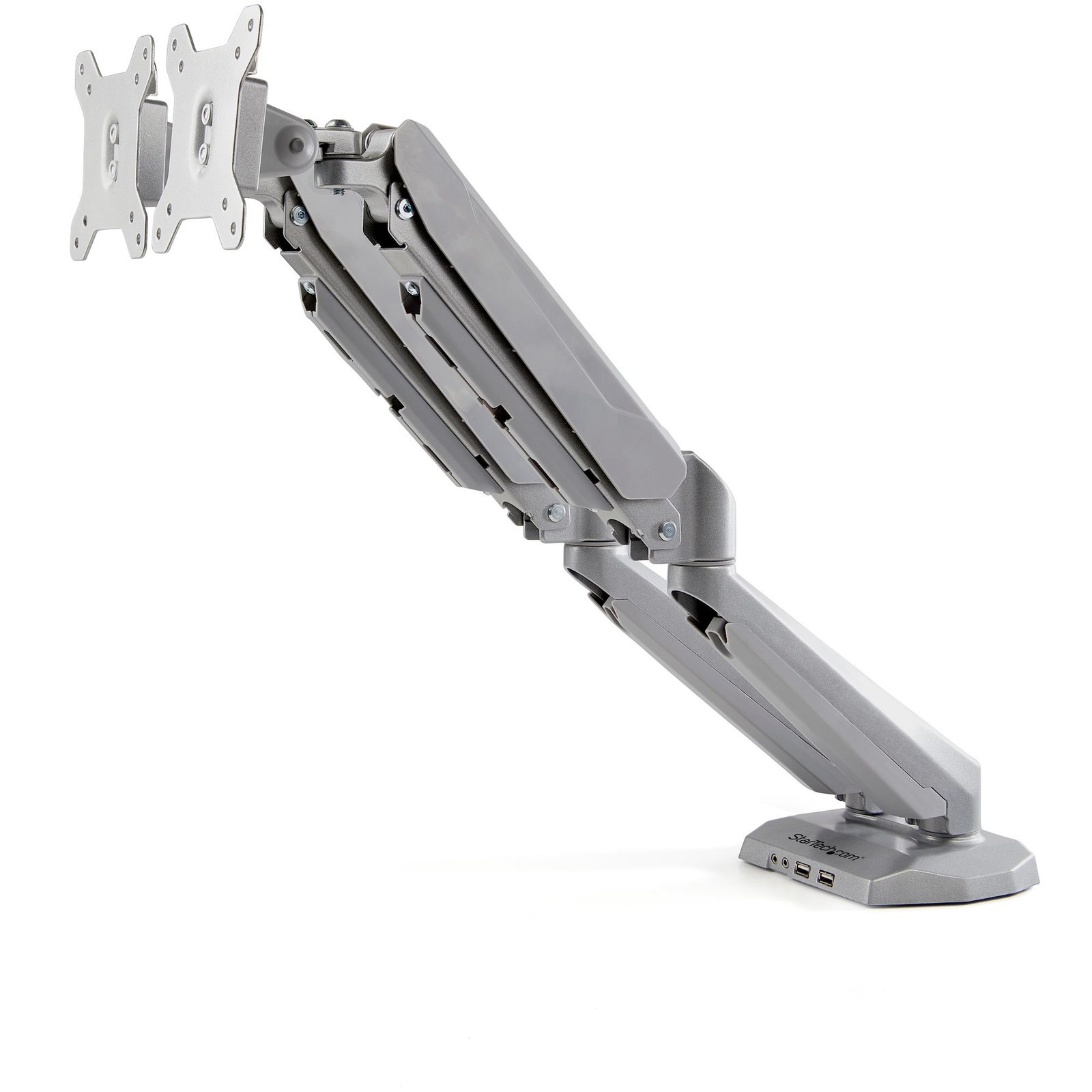 Startech StarTech.com Desk Mount Dual Monitor Arm with USB & Audio, Clamp VESA for up to 32"