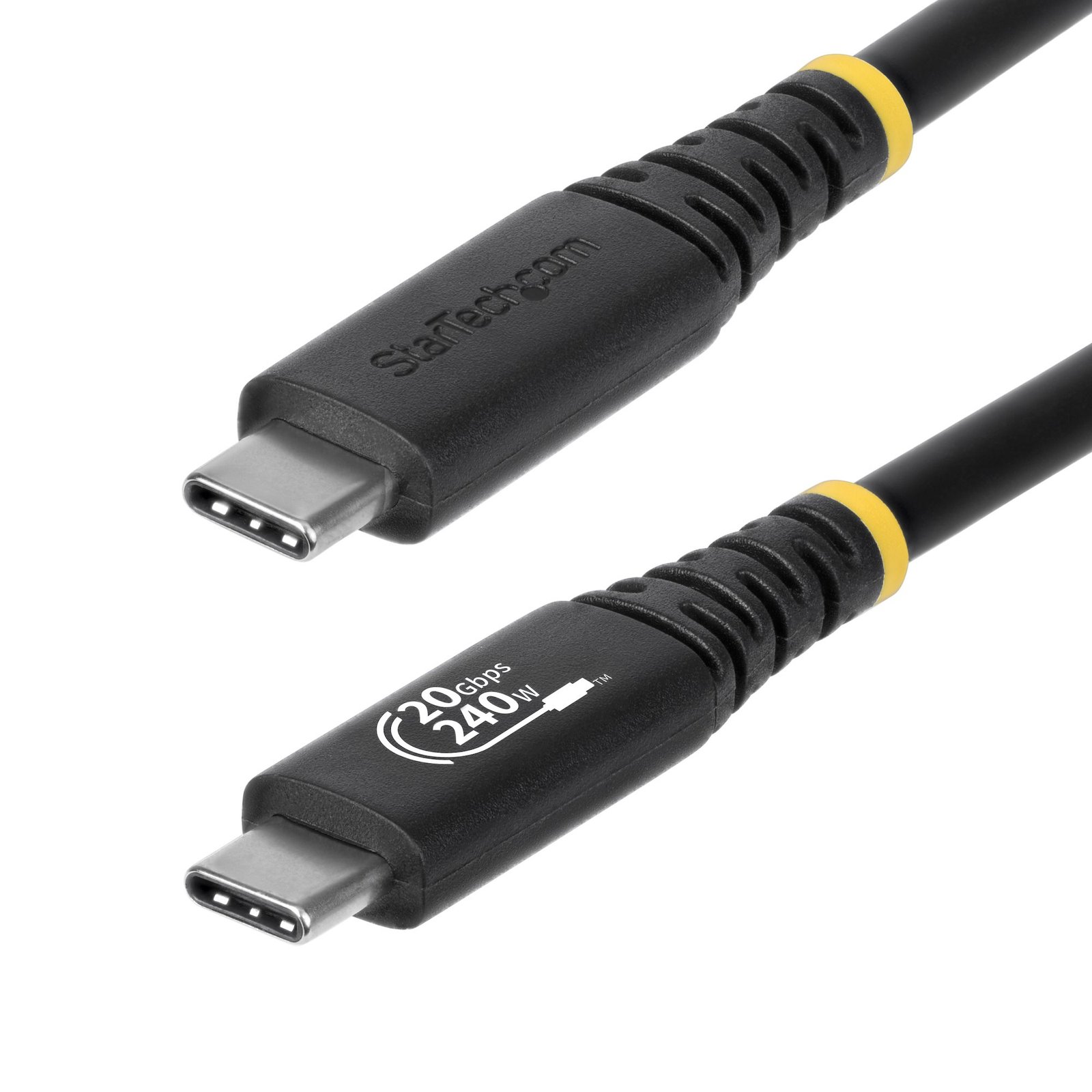 Startech StarTech.com 2m (6ft) USB4 Cable, 20Gbps, USB-IF Certified USB-C 240W PD EPR, 4K 120Hz DP