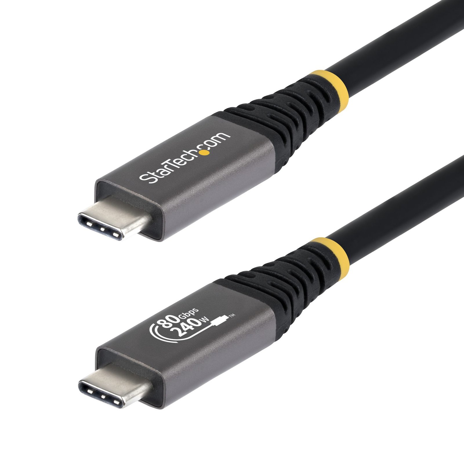 Startech StarTech.com 3ft (91cm) USB4 Cable, 80Gbps, USB-IF Certified USB-C 240W PD, 8K 120Hz/4K