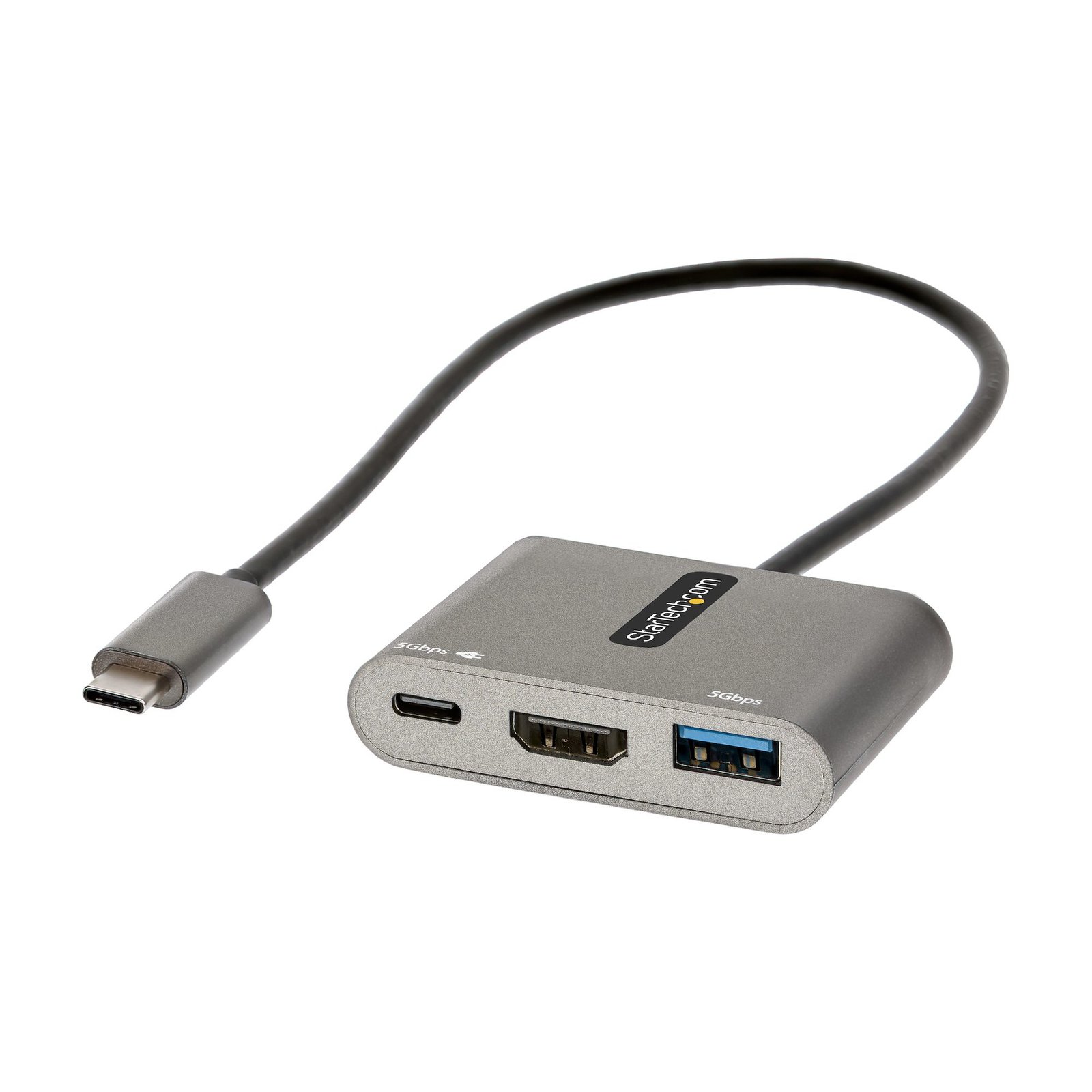 Startech StarTech.com USB C Multiport Adapter, USB-C to HDMI 4K Video, 100W PD Pass-Through, 3.0