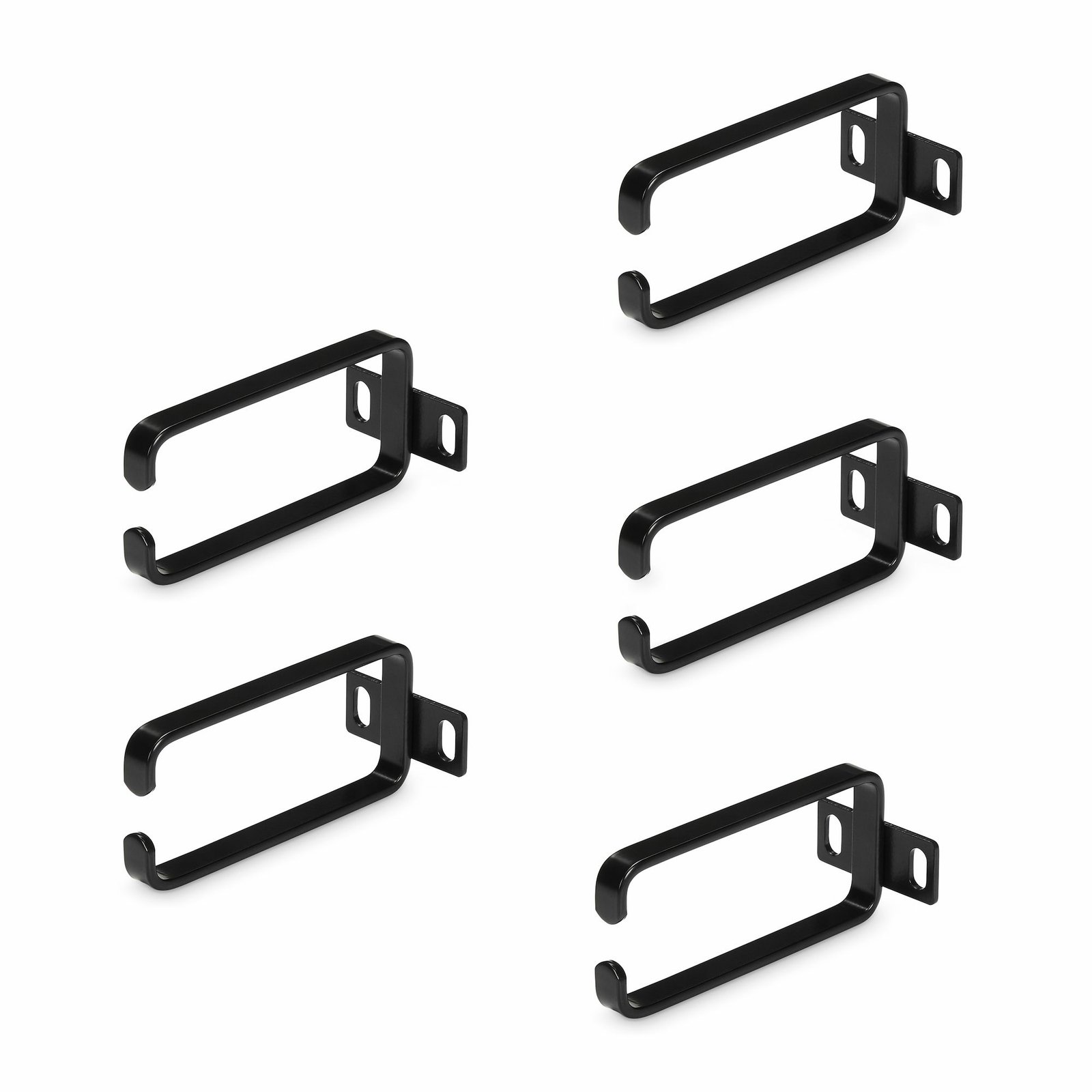 Startech StarTech.com 5-Pack 1U Vertical 1.8 x 3.9in (4.5 10cm) Server Rack Cable Management D-Ring