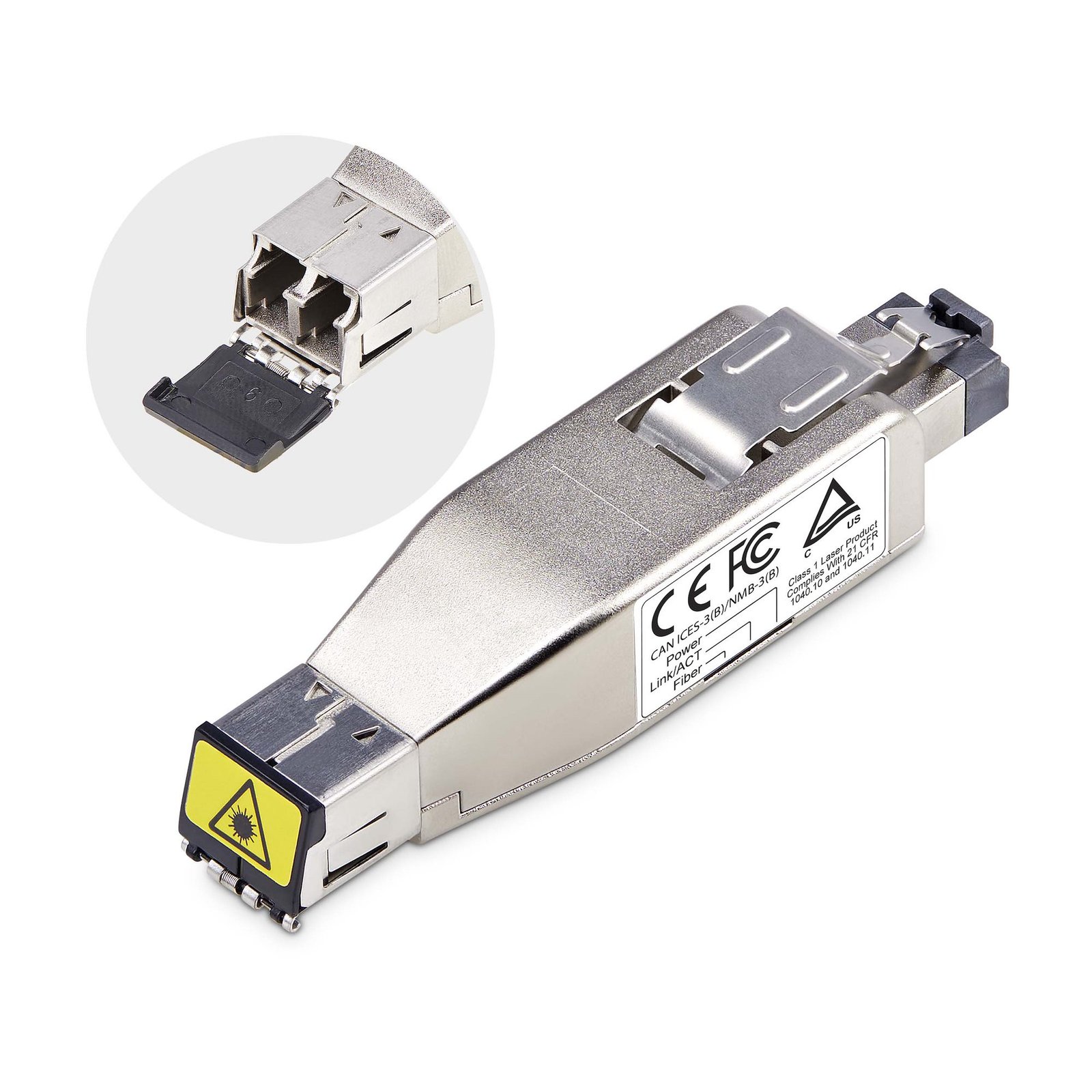 Startech StarTech.com Gigabit Fiber to RJ45 Ethernet Media Converter Dongle, Optical Singlemode