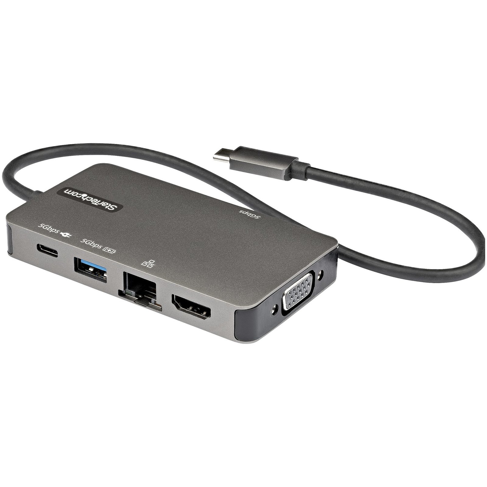 Startech StarTech.com USB-C Multiport Adapter - to 4K 30Hz HDMI or 1080p VGA - USB Type-C Mini Dock
