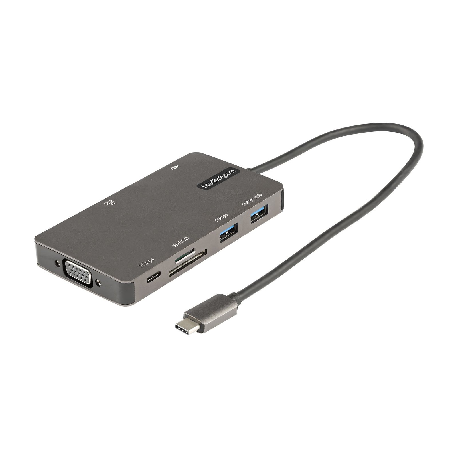 Startech StarTech.com USB C Multiport Adapter - HDMI 4K 30Hz or VGA Travel Dock - 5Gbps 3.0 Hub A /