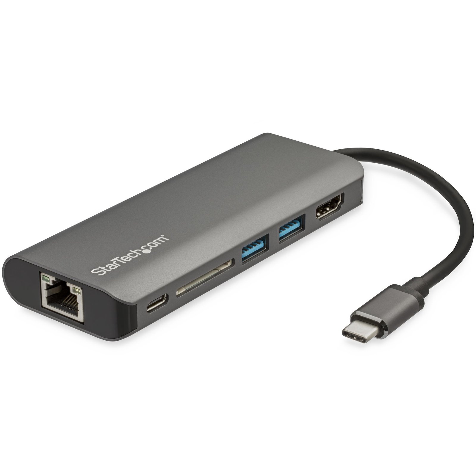 Startech StarTech.com USB C Multiport Adapter - USB-C Travel Dock to 4K HDMI, 3x 3.0 Hub, SD/SDHC,