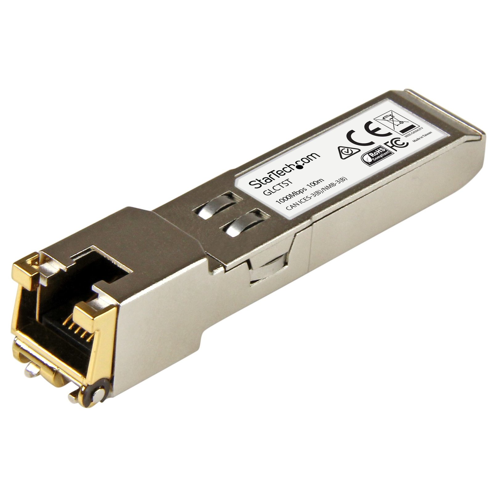 Startech StarTech.com Cisco GLC-T Compatible SFP Module - 1000BASE-T - to RJ45 Cat6/Cat5e - 1GE