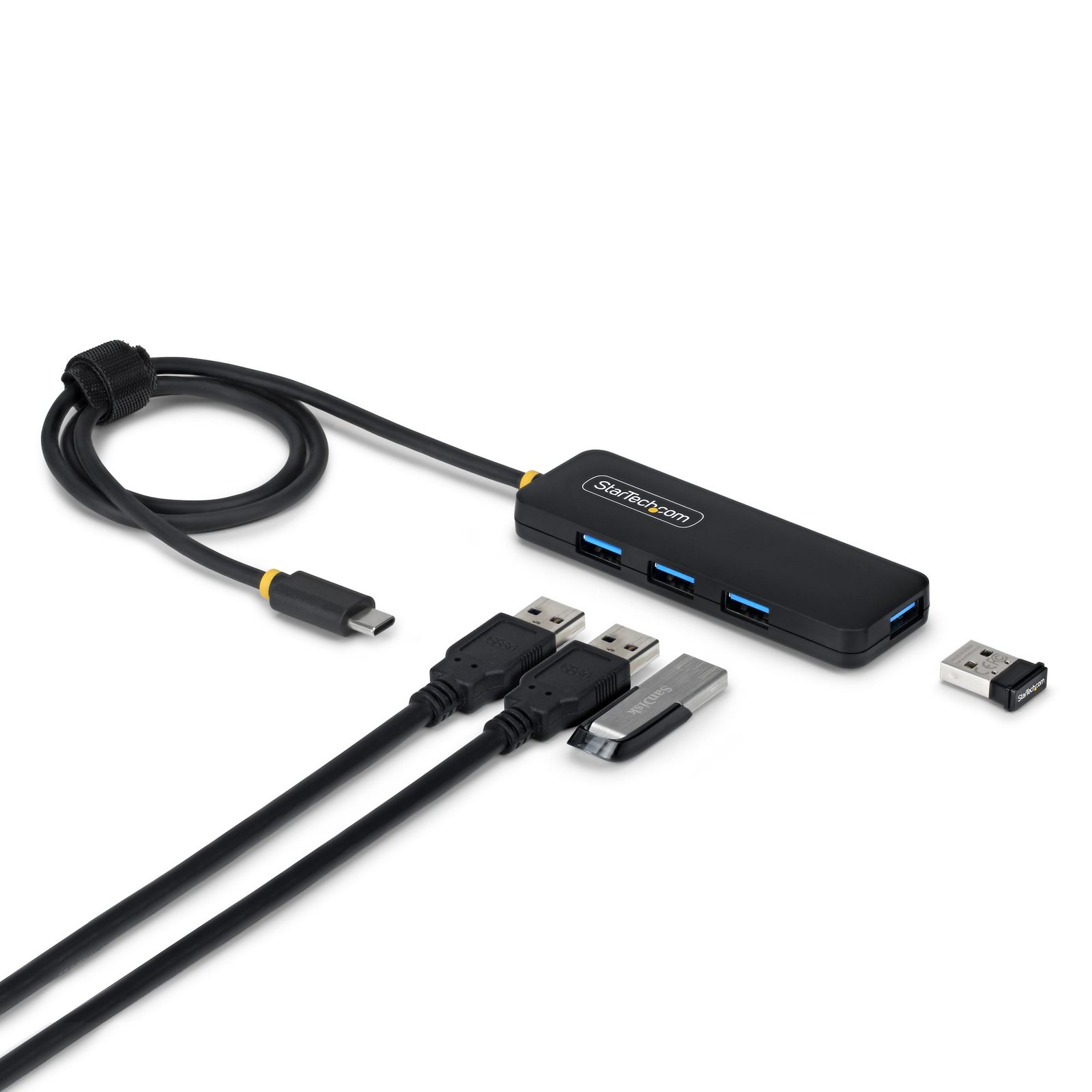 Startech StarTech.com 4-Port USB-C Hub, 5Gbps, Bus Powered, to 4x USB-A Mini Extra Long 2ft/61cm
