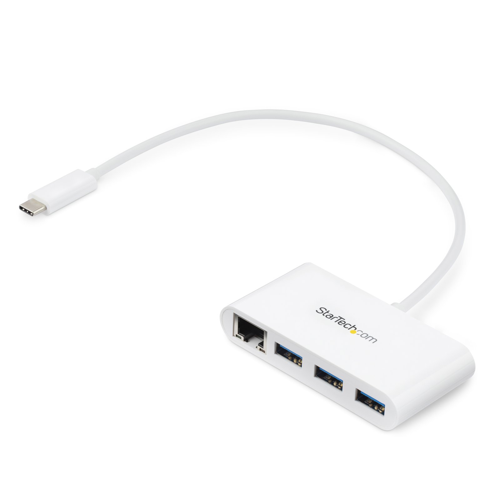 Startech StarTech.com 3-Port USB-C Hub with Gigabit Ethernet - to 3x USB-A - USB 3.0 - 5Gbps -
