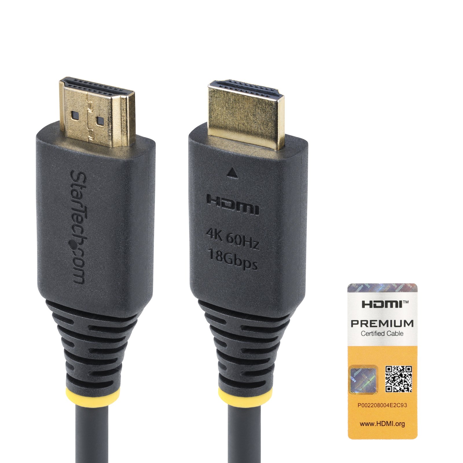 Startech StarTech.com 6ft (1.8m) Premium Certified High Speed HDMI Cable, 4K 60Hz/1440p 144Hz,