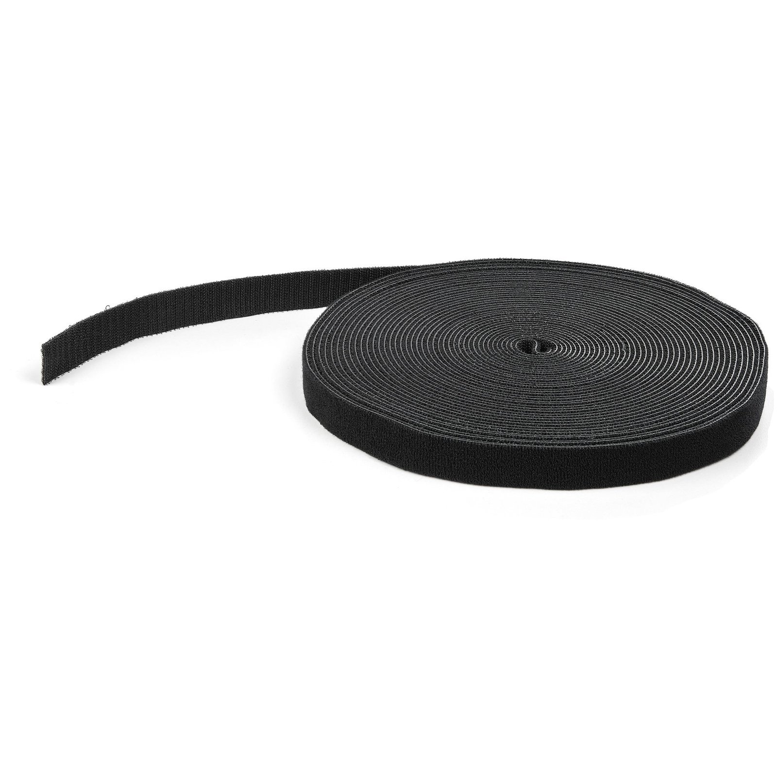 Startech StarTech.com 50ft (15.2m) Hook and Loop Roll, Black, Cut-to-Size Reusable Cable Ties, Bulk