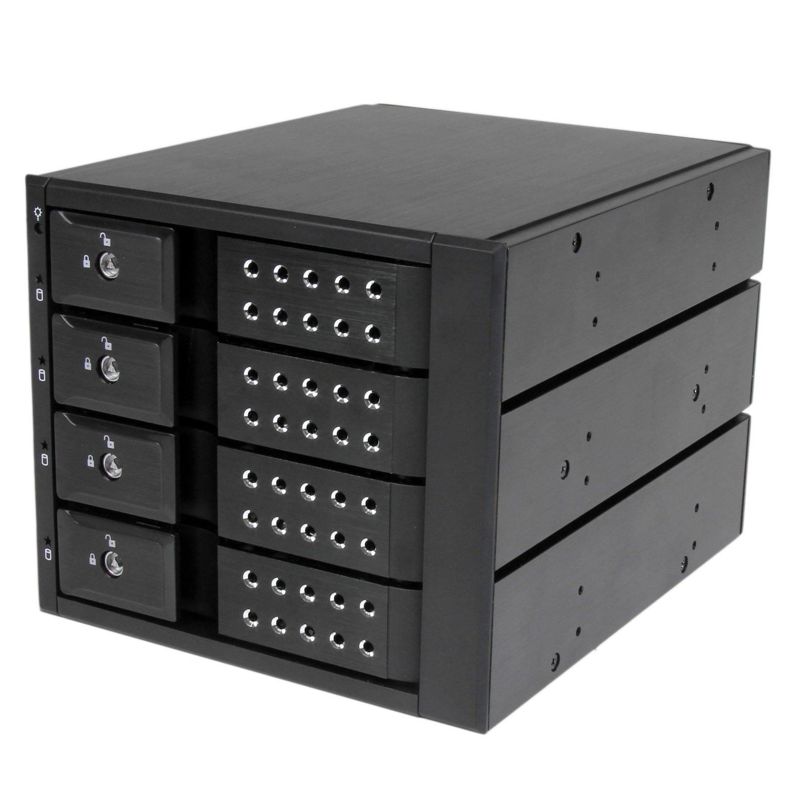 Startech StarTech.com 4 Bay Aluminum Trayless Hot Swap Mobile Rack Backplane for 3.5in SAS II/SATA