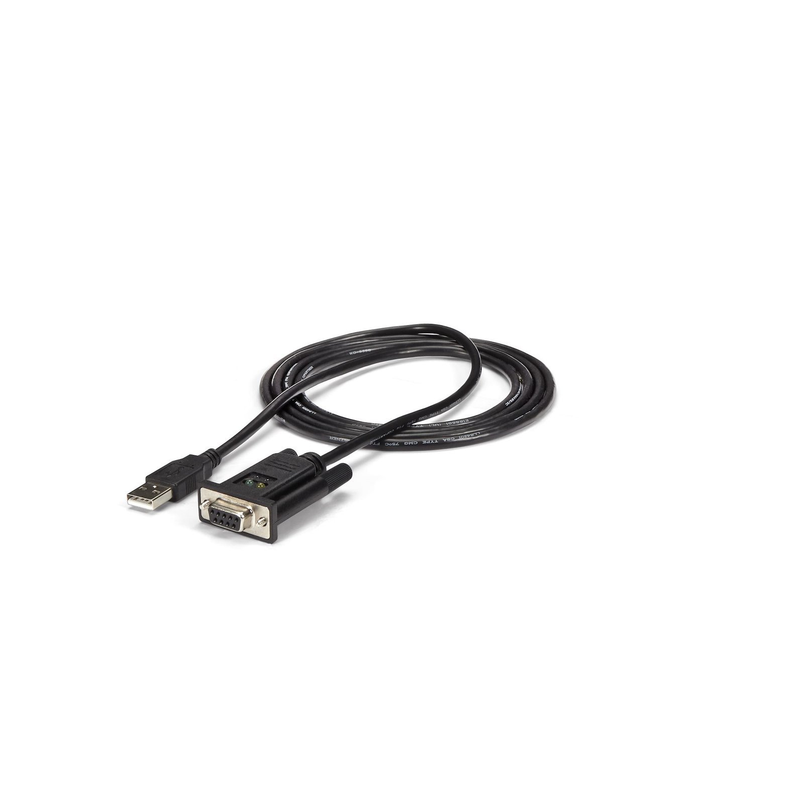 Startech StarTech.com 6ft (1.8m) 1-Port USB to Serial RS232 Adapter, FTDI DB9 DCE Cable, Null