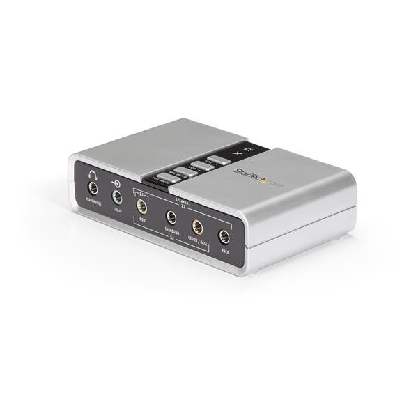 Startech StarTech.com 7.1 USB Audio Adapter External Sound Card with SPDIF Digital ICUSBAUDIO7D