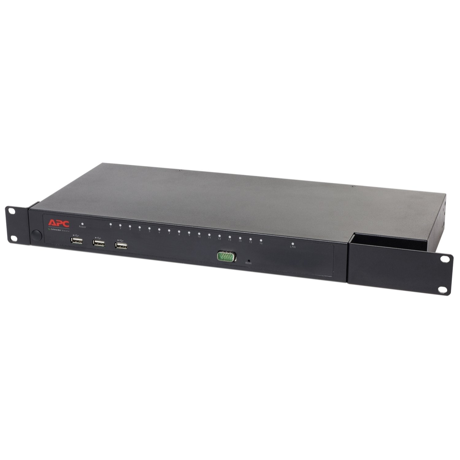 APC by Schneider Electric KVM1116R KVM switch Rack mounting Black