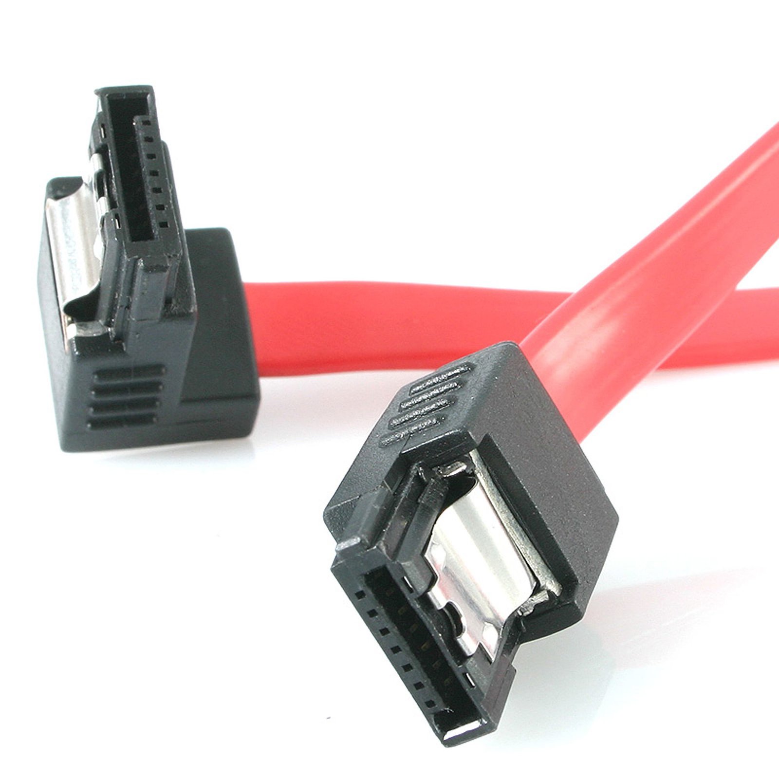Startech StarTech.com 18in Latching SATA to Right Angle Serial ATA Cable LSATA18RA1