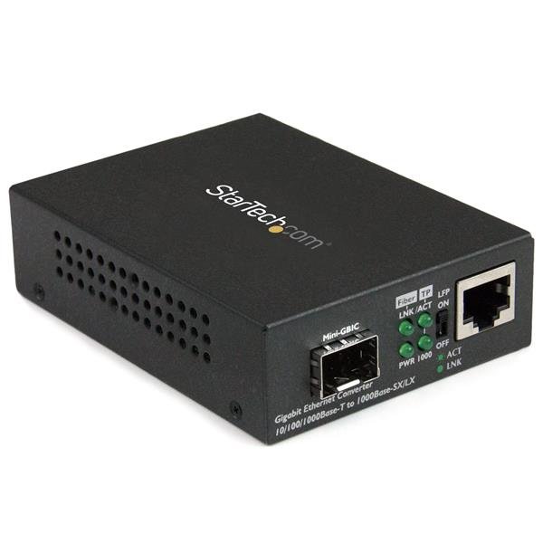 Startech StarTech.com Multi-Mode (MM) / Single Mode (SM) Fiber Media Converter for 10/100/1000
