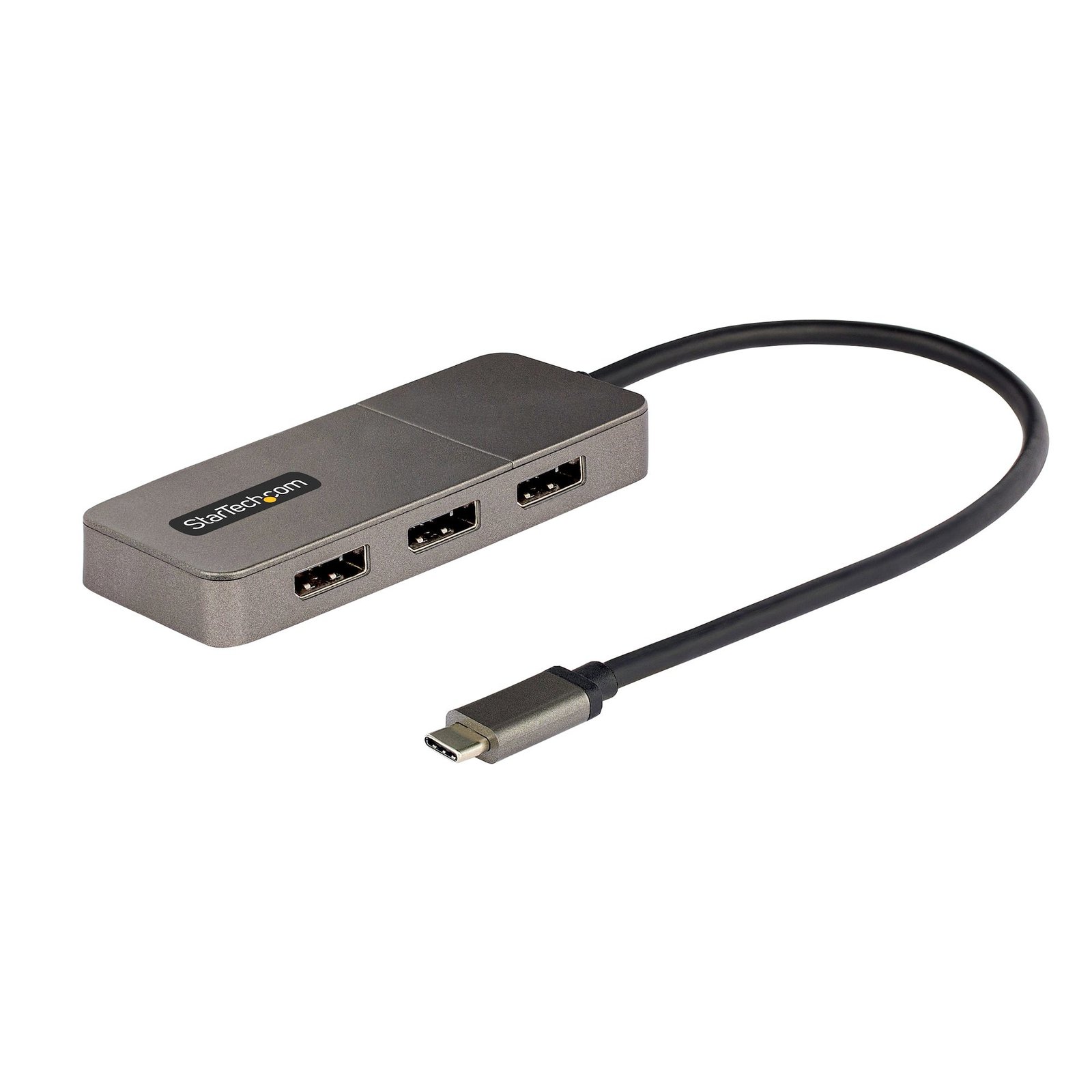 Startech StarTech.com 3-Port USB-C Multi-Monitor Adapter, USB Type-C to 3x DisplayPort 1.4 MST Hub,