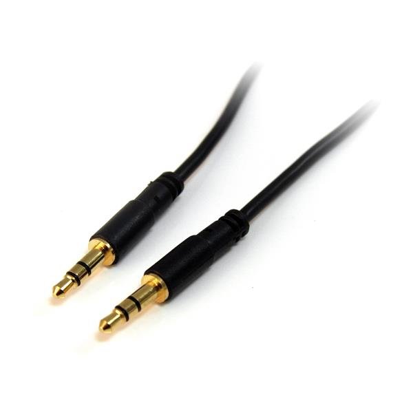 Startech StarTech.com 3 ft Slim 3.5mm Stereo Audio Cable - M/M MU3MMS