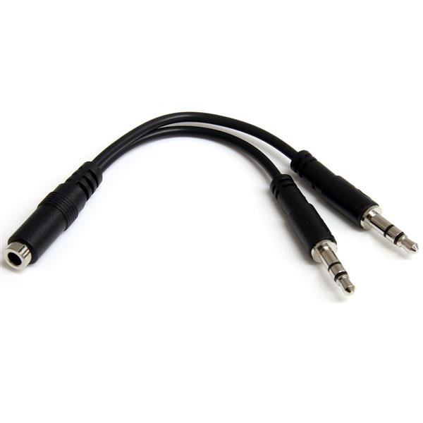 Startech StarTech.com 3.5mm 4 Position to 2x 3 Headset Splitter Adapter - F/M MUYHSFMM