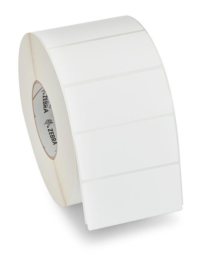 Zebra Label, Paper, 4x2in (101.6x50.8mm); TT, Z-Essentials 540T, Coated, Permanent Adhesive, 3in 10043286
