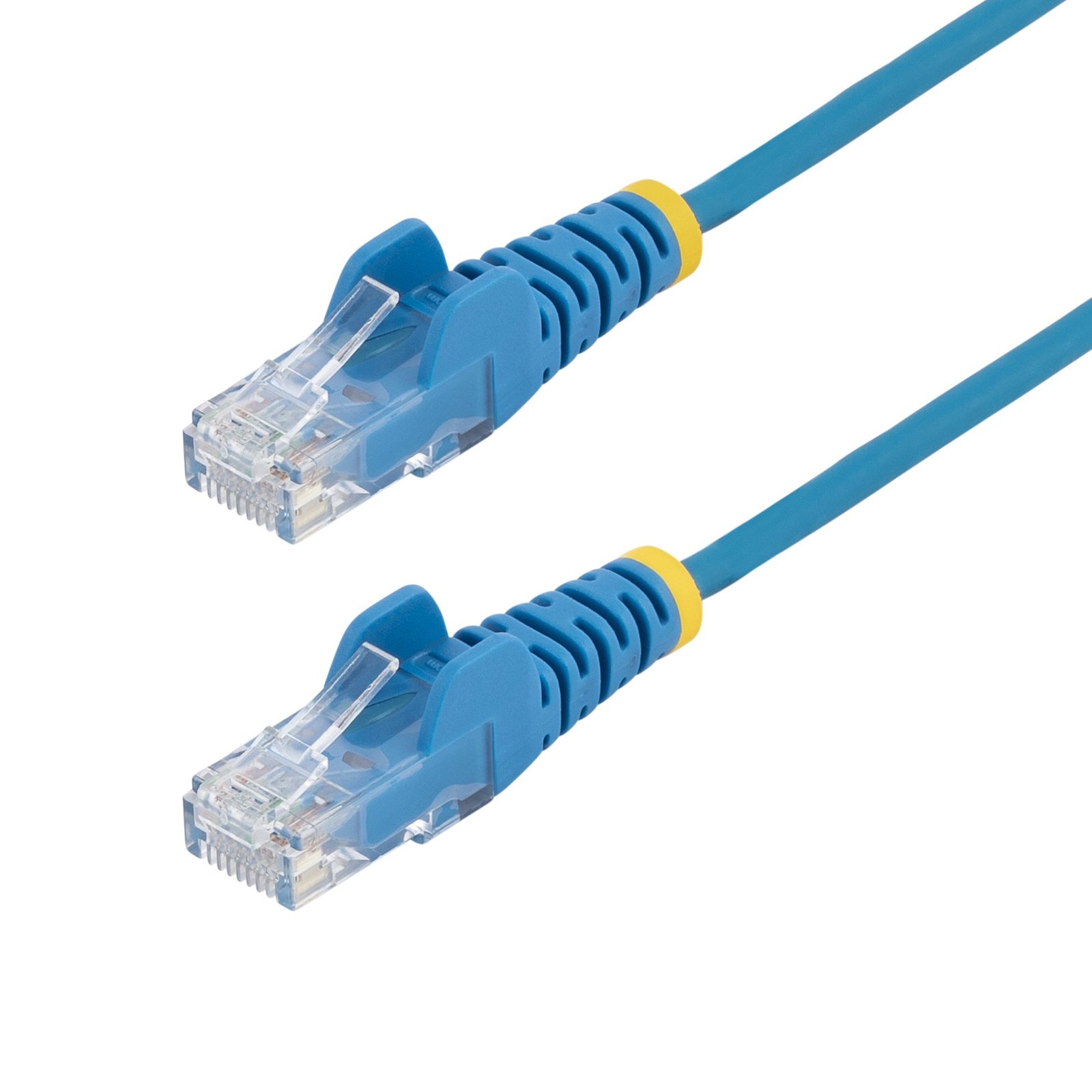 Startech StarTech.com 2ft Blue Slim CAT6 Ethernet Cable, Snagless, 100W PoE, UTP, LSZH, 28AWG Pure
