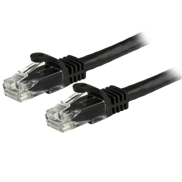 Startech StarTech.com 2ft CAT6 Ethernet Cable - Black CAT 6 Gigabit Wire -250MHz 100W PoE RJ45 UTP
