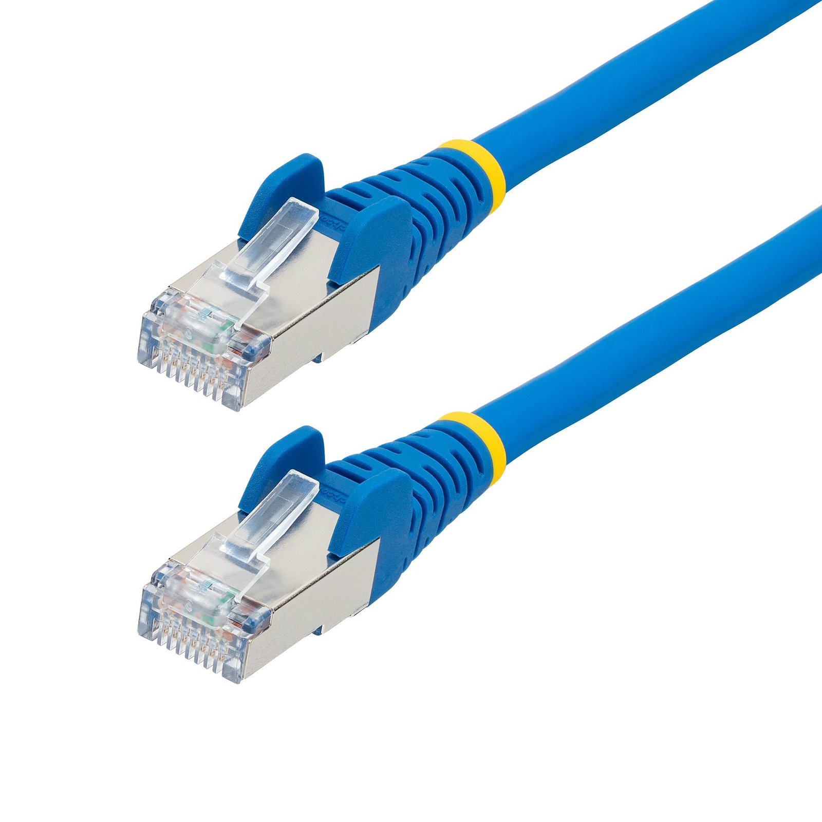 Startech StarTech.com 1ft CAT6a Ethernet Cable - Blue - Low Smoke Zero Halogen (LSZH) - 10GbE